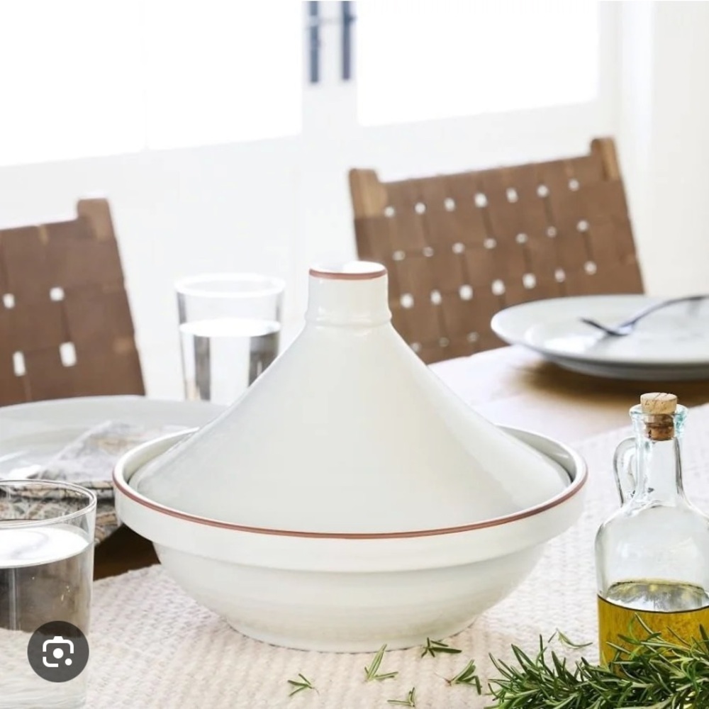 EUC POTTERY BARN KITCHEN TERRACOTTA TAGINE MOROCCAN TAGINE